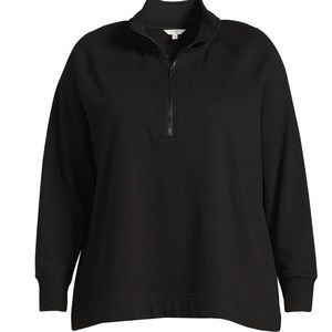 Terra & Sky Women's Quarter Zip Sweatshirt